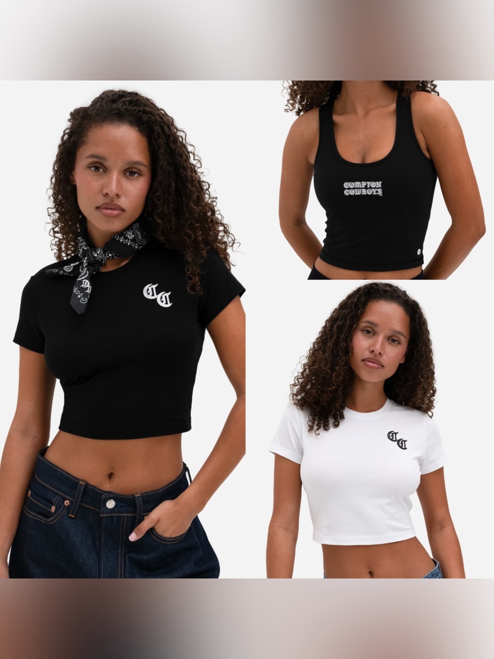 Ethika Cropped T-Shirt & Bra Bundle